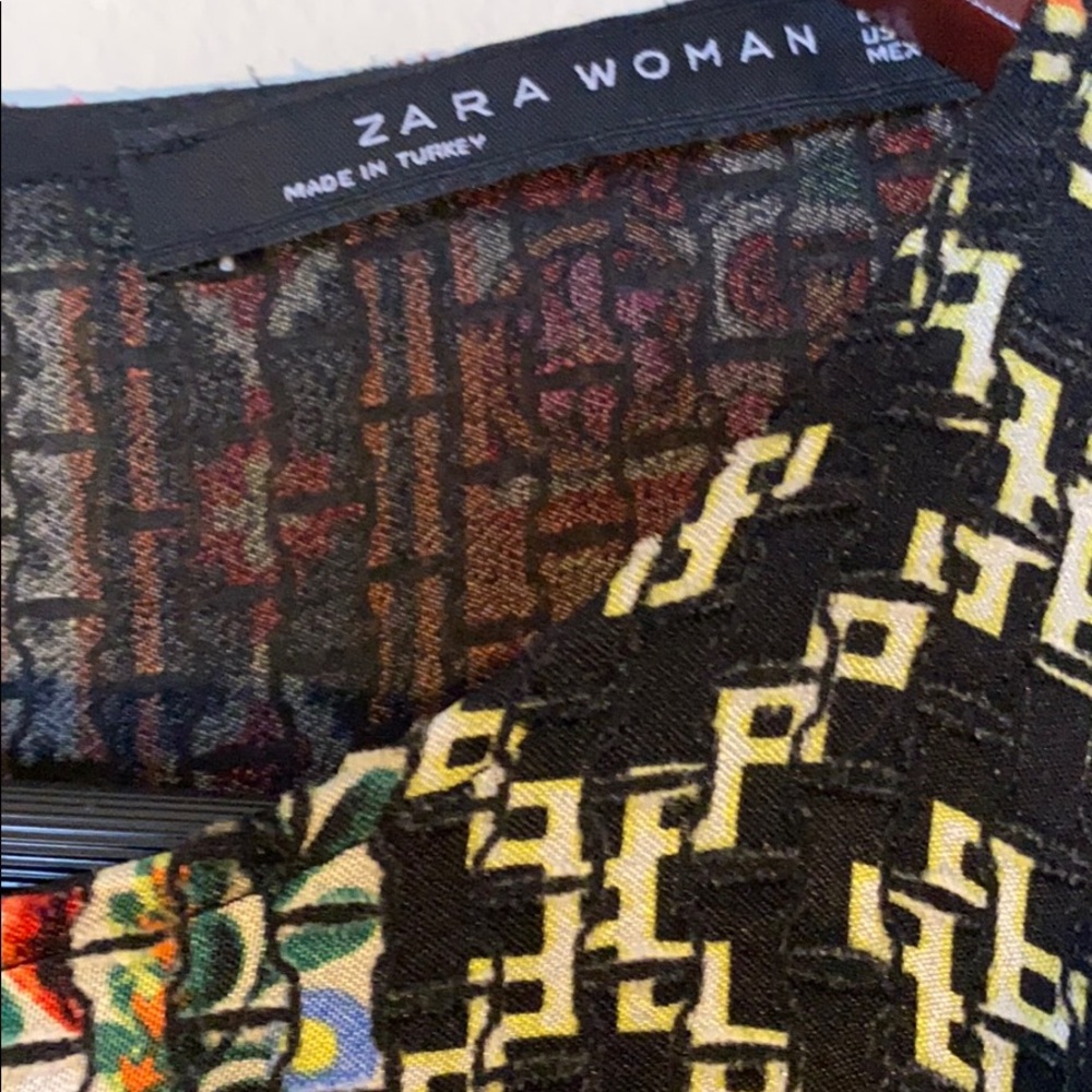 ZARA PATCHWORK DRESS - Picture 6 of 10